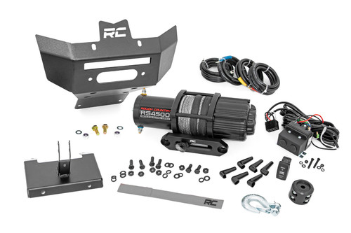 12-22 Can-Am Renegade 1000/Renegade 800R Winch Bumper 4500-Lb Winch Synthetic Rope 