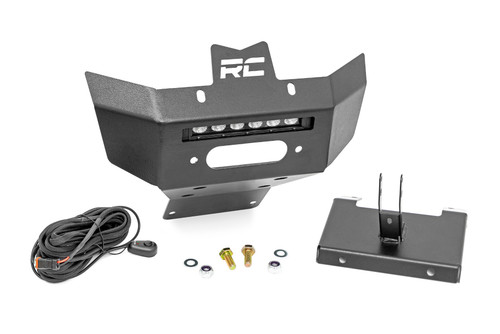13-21 Can-Am Renegade Winch Bumper Black Series LED 6" Light Slime Line 
