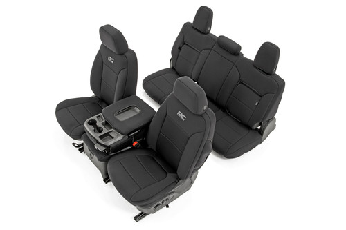 Seat Covers FR 40/40/20 & RR Back Storage Chevy/GMC 1500 (19-25)