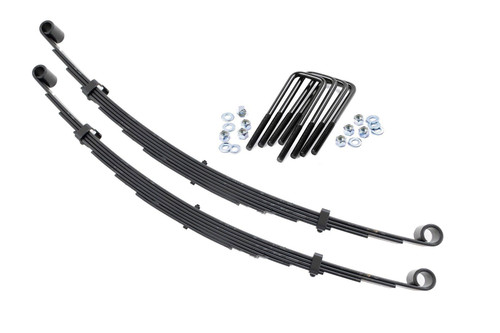 77-79 Ford F-250 4WD Front Leaf Springs 4" Lift Pair 