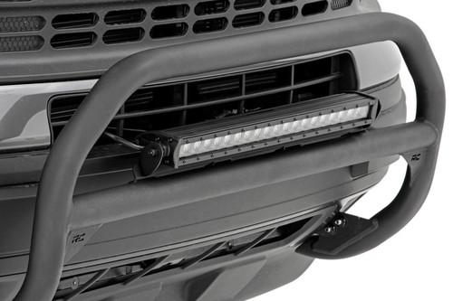Nudge Bar 20" BLK DRL Single Row LED Ford Bronco Sport (21-23) Nudge Bar 20" BLK DRL Single Row LED Ford Bronco Sport (21-23)
