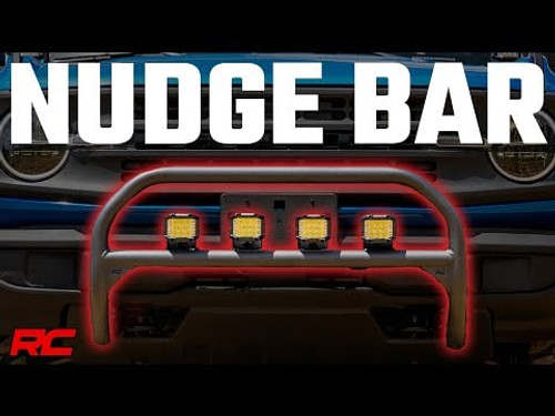 Nudge Bar 20" BLK DRL Single Row LED Ford Bronco 4WD (21-23) Nudge Bar 20" BLK DRL Single Row LED Ford Bronco 4WD (21-23)