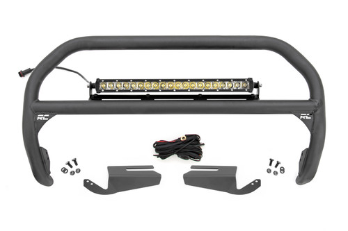 Nudge Bar 20" Chrome Single Row LED OE Modular Steel Ford Bronco (21-23)