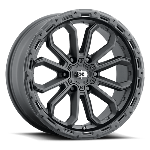 20x9 5x150 5.5BS Korupt Black - Vision Wheel
