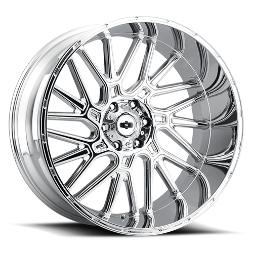 22x12 5x5.5 4.5BS Brawl Chrome - Vision Wheel