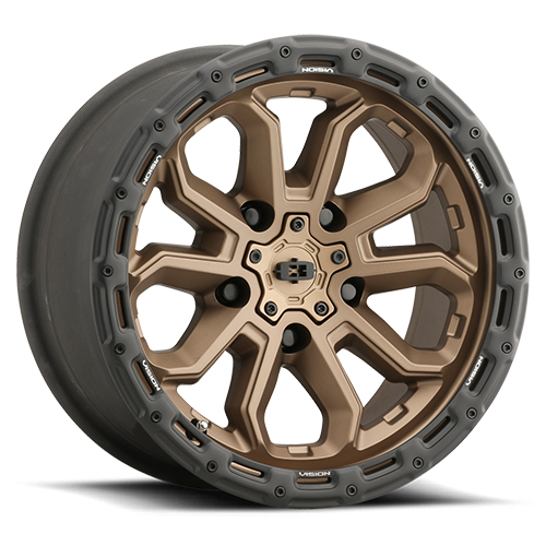 17x9 6x5.5 5.5BS Korupt Bronze - Vision Wheel