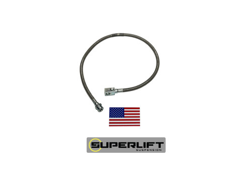 78-79 Ford F150 w/4-9in Lift Rear Bulletproof Brake Hose - Superlift Suspension