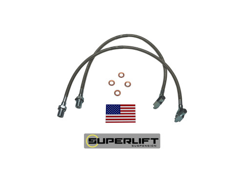71-78 Chevy/GMC PU/Blazer/Suburban w/4-6in Lift Front Bulletproof Brakes Hose - Superlift Suspension