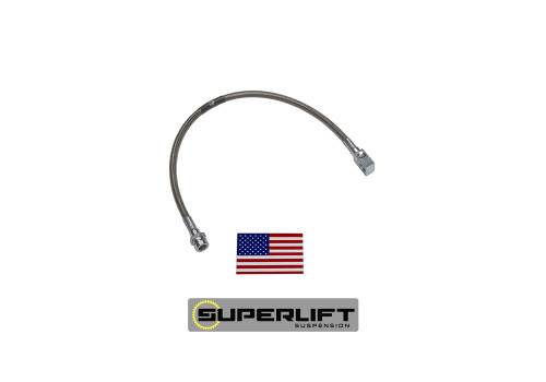 66-77 Ford Bronco w/3-6in Lift Rear Bulletproof Brake Hose - Superlift Suspension