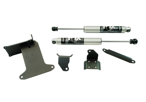 05-22 Ford F250/F350 4WD Dual Steering Stabilizer Kit Fox 2.0 Cylinders - Superlift Suspension