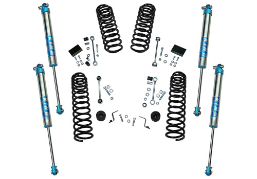 18-22 Jeep JL 2DR 2.5in Dual Rate Coil Lift Kit w/KING 2.0 Shocks - Superlift Suspension