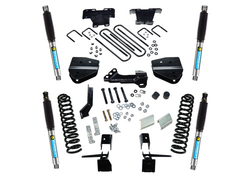 17-22 Ford F250/F350 4WD Diesel 4in Suspension Lift Kit w/Bilstein Shocks - Superlift Suspension