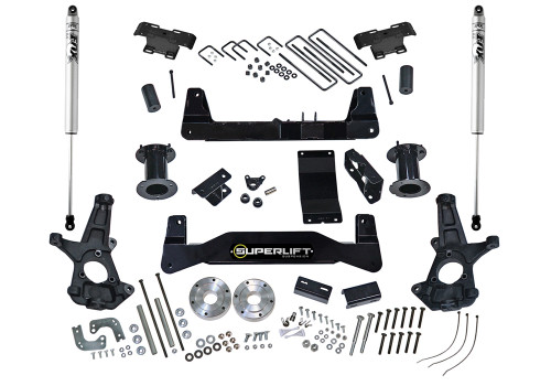 14-18/19OB Chevy/GMC 1500 4WD 6.5in Suspension Lift Kit For Al/SS Control Arms w/FOX Shocks - Superlift Suspension