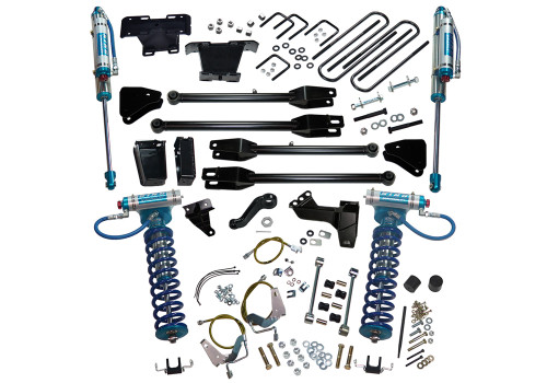 08-10 Ford F250/F350 4WD 6in Suspension Lift Kit w/4-Link Conversion Bilstein Shocks - Superlift Suspension