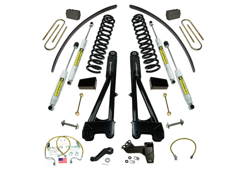 08-10 Ford F250/F350 4WD Diesel 8in Suspension Lift Kit w/Replacement Radius Arms SL Shocks - Superlift Suspension