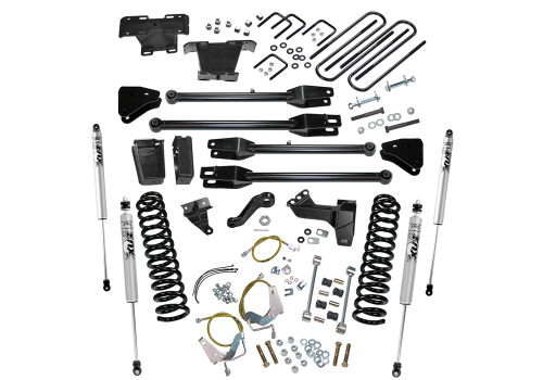 08-10 Ford F250/F350 4WD Diesel 6in Suspension Lift Kit Fits 4-Link Arms w/Fox Shocks - Superlift Suspension
