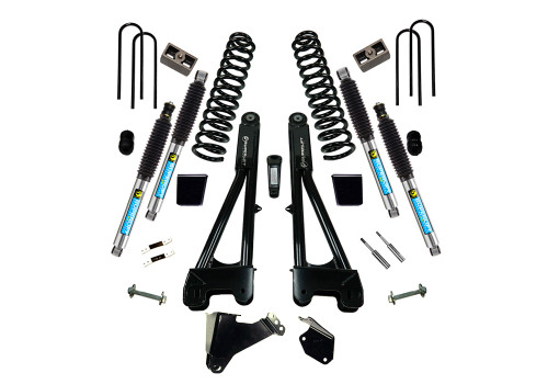 05-07 Ford F250/F350 4WD Diesel 6in Suspension Lift Kit w/Replacement Radius Arms Bilstein Shocks - Superlift Suspension