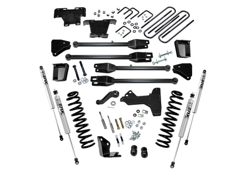 05-07 Ford F250/F350 4WD Diesel 6in Suspension Lift Kit Fits 4-Link Arms w/Fox Shocks - Superlift Suspension