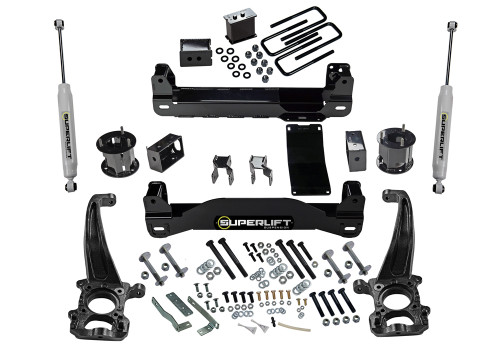 04-08 Ford F150 4WD 4.5in Suspension Lift Kit w/SL Rear Shocks - Superlift Suspension