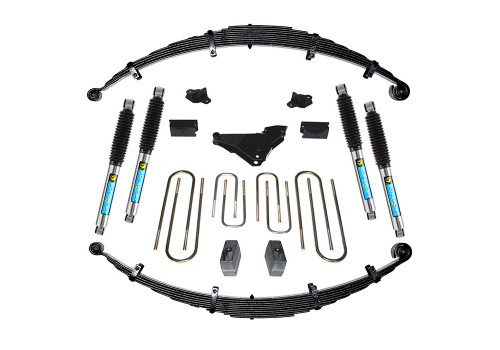 00-04 Ford F250/F350 4WD Diesel/V10 4in Suspension Lift Kit w/Bilstein Shocks - Superlift Suspension