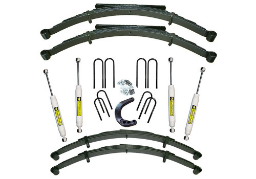 73-91 Chevy/GMC 2500 4WD 6in Suspension Lift Kit w/52" Rear Springs SL Shocks - Superlift Suspension