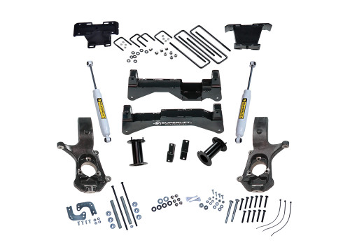 14-18/19OB Chevy/GMC 1500 2WD 8in Suspension Lift Kit w/OE Al or SS Control Arms SL Rear Shocks - Superlift Suspension