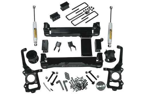 09-14 Ford F150 4WD 4.5in Suspension Lift Kit w/SL Rear Shocks K104 - Superlift Suspension 09-14 Ford F150 4WD 4.5in Suspension Lift Kit w/SL Rear Shocks K104 - Superlift Suspension