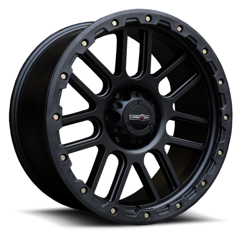 20x9 5x150 5.7BS Nemesis Black - Vision Wheel