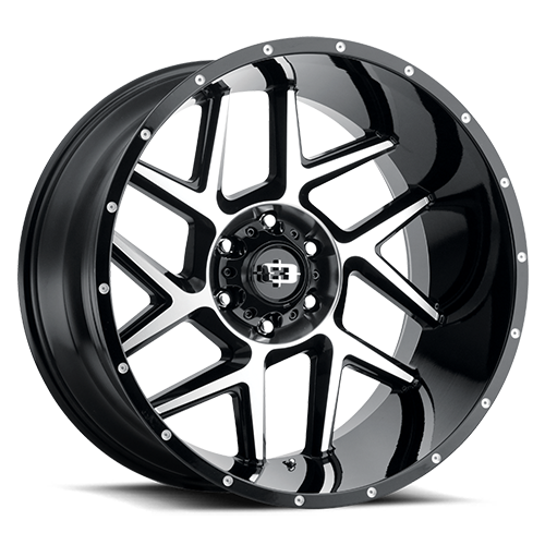 360 Sliver 20x10 5x5 -25mm Black Machined