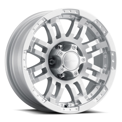 375 Warrior 15x6 6x5.5 +0mm Silver