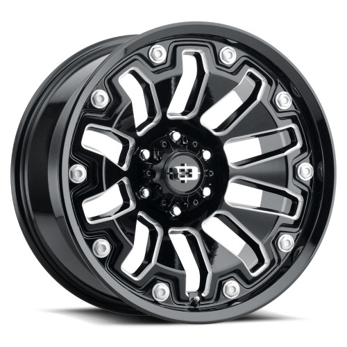 20x9 5x5.0 5.41BS Armor Black Milled - Vision Wheel