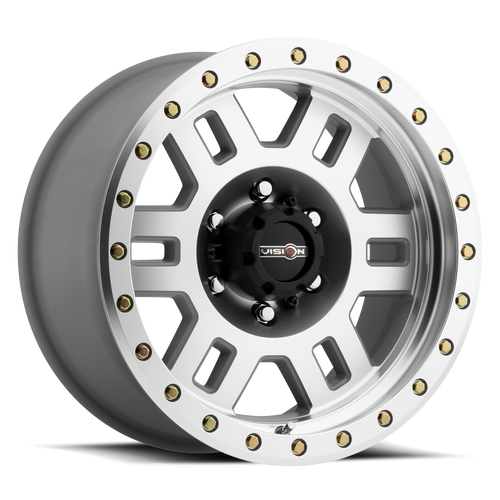 16x8 6x5.5 4.5BS 398 Manx Machined- Vision Wheel