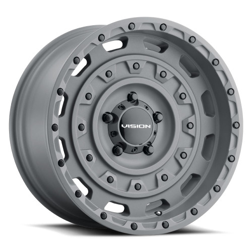 17x10 8x6.5 4.5BS Tactical Gunmetal - Vision Wheel