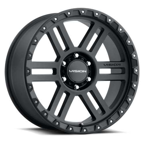 18x9 6x135 5.5BS 398  Manx2 Black  - Vision Wheel