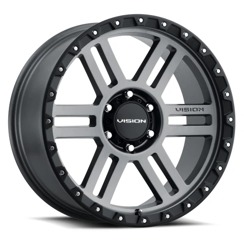 18x9 8x6.5 5.5BS 398 Manx2 Gray - Vision Wheel