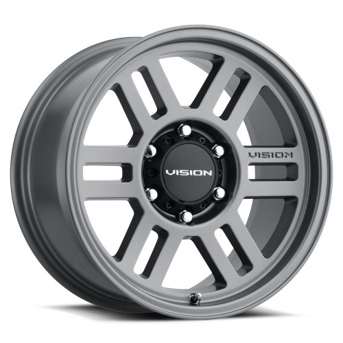 17x9 6x135 5.75BS Overland Gray - Vision Wheel