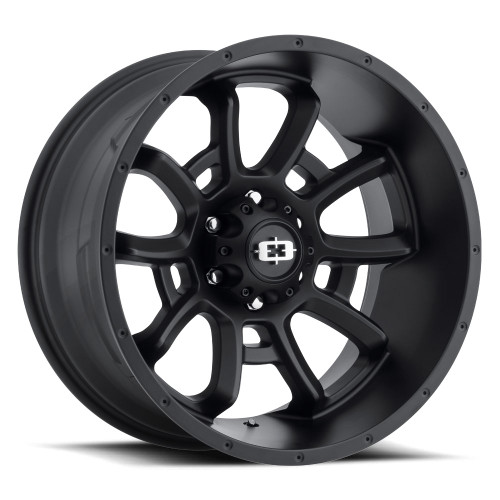 20x10 5x150 4.5BS Bomb Black - Vision Wheel