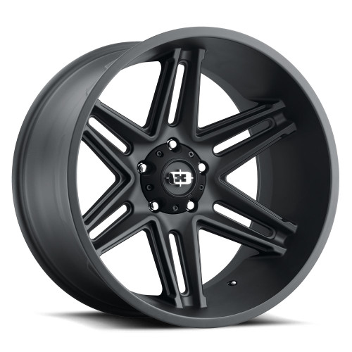 20x10 5x150 4.5BS 363 Razor Black - Vision Wheel