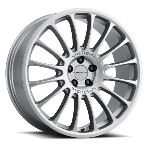 18x8 5x4.5 6BS Monaco Graphite  - Vision Wheel