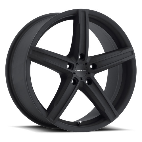17x7 5x110 5.5BS Boost Black - Vision Wheel