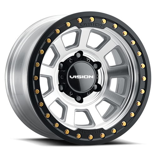 17x9 5x5.0 3.5BS OJOS Machined Beadlock - Vision Wheel 17x9 5x5.0 3.5BS OJOS Machined Beadlock - Vision Wheel