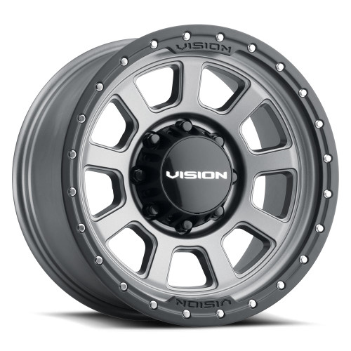 18x9 8x6.5 5.5BS OJOS Gray - Vision Wheel 18x9 8x6.5 5.5BS OJOS Gray - Vision Wheel
