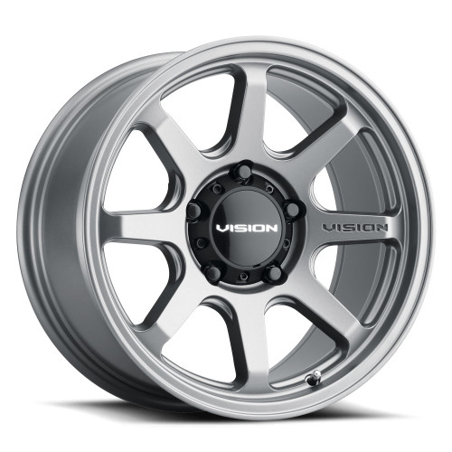 17x9 8x6.5 5BS Flow Gray - Vision Wheel