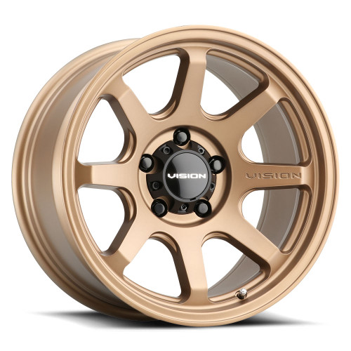 17x9 5x5.0 4.5BS Flow Bronze - Vision Wheel