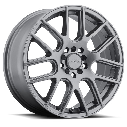 16x7 5x100 5.5BS Cross Gunmetal - Vision Wheel