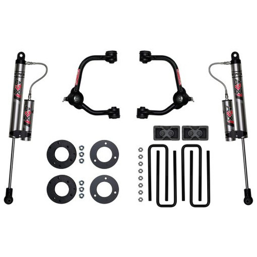14-20 Ford F150 4WD 3in Suspension Lift Kit W/ADX 2.0 Remote Reservoir Shocks - Skyjacker
