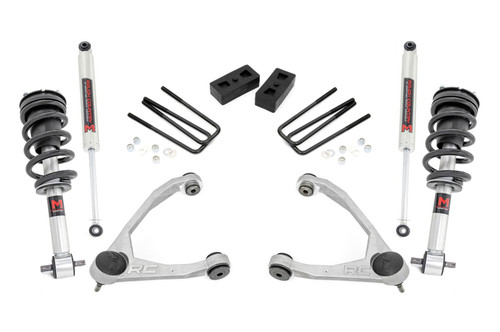 14-18 Chevy/GMC 1500 3.5in Lift Kit Cast Steel M1 Strut 14-18 Chevy/GMC 1500 3.5in Lift Kit Cast Steel M1 Strut