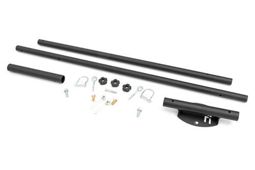 Flag Pole Holder Bed Rail w/ Flag