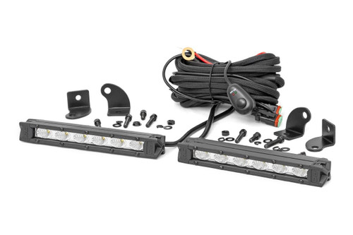 Chrome Series LED 6" Pair Slim Line