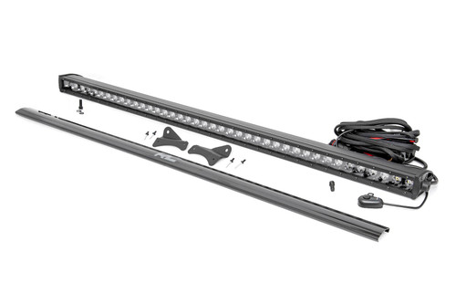LED Light Roof Rack Mount 40" Black Single Row Ford Bronco Sport (21-23)